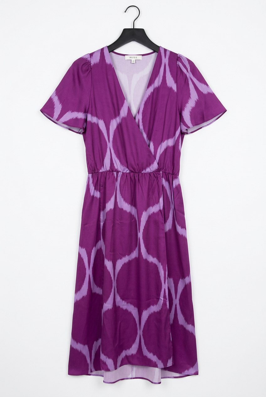 Biancoghiaccio Purple Midi Dress – IT 44 – product image 2