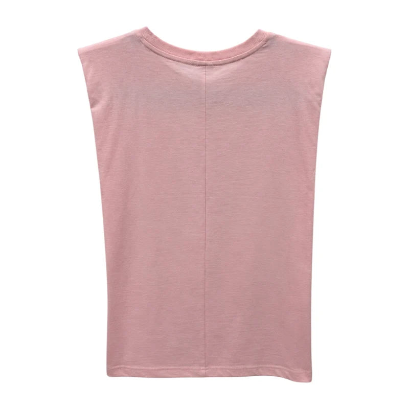 Back view — Lorna Jane Pink Lotus Muscle Tank – Size S.