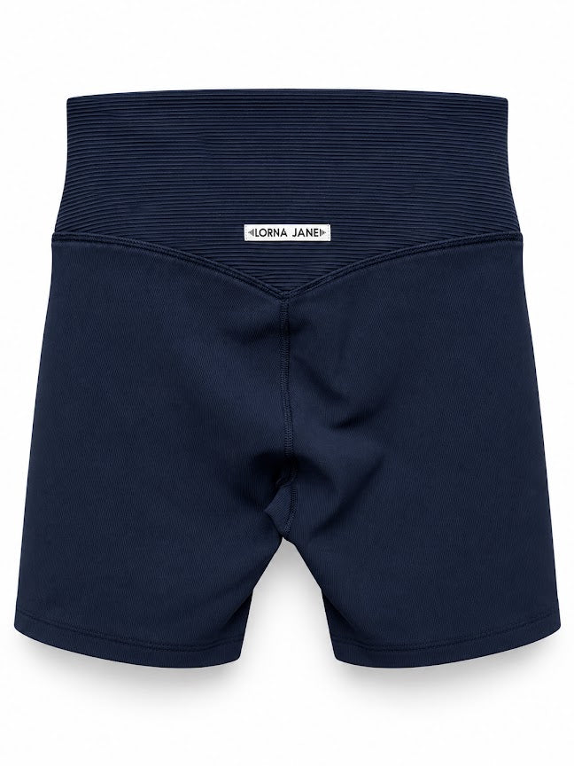 Lorna Jane Washed Midnight Indigo Ultimate Rib Bike Shorts – S – product image 2