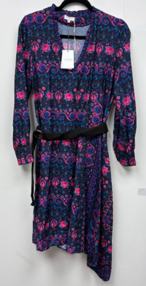 Claudie Pierlot Rajah Multico Printed Midi Dress – FR 38 — photo 2