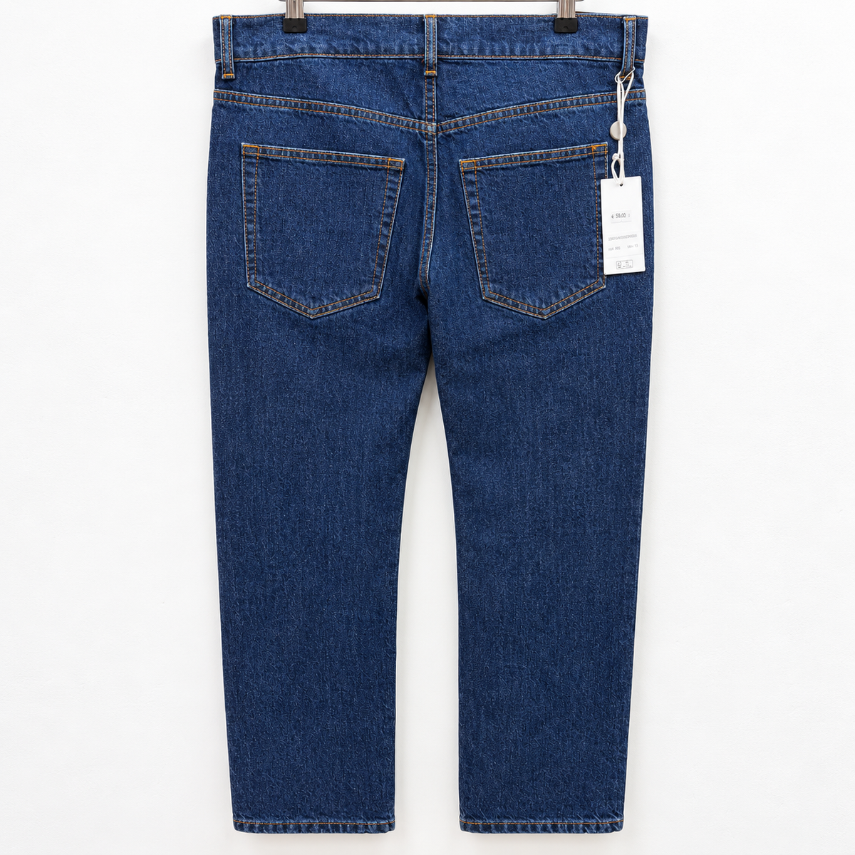Back view — 8 BY YOOX Blue Jeans – Size 33.