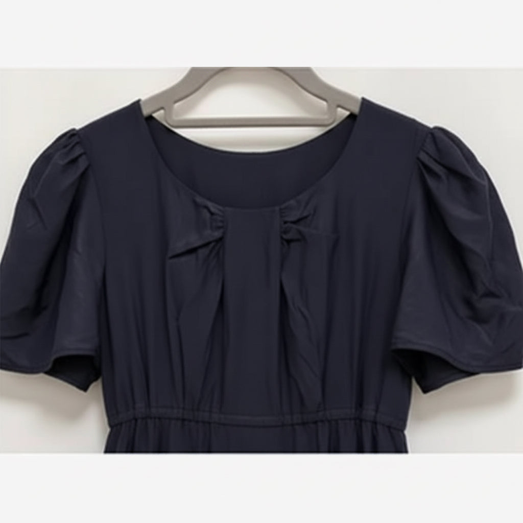 8 by YOOX blue acetate and silk maxi dress – product image 4