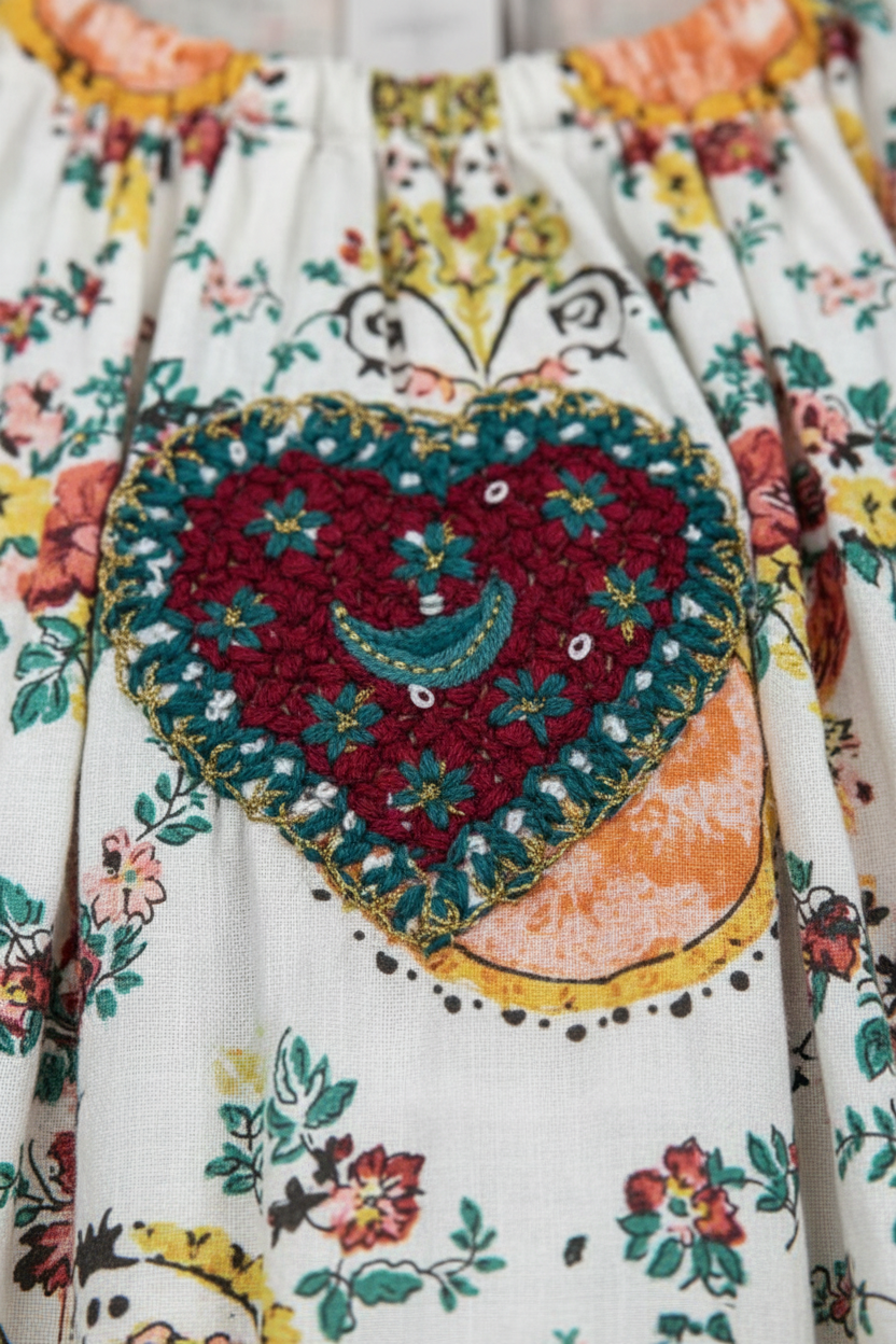 Barok multicolour embellished maxi dress