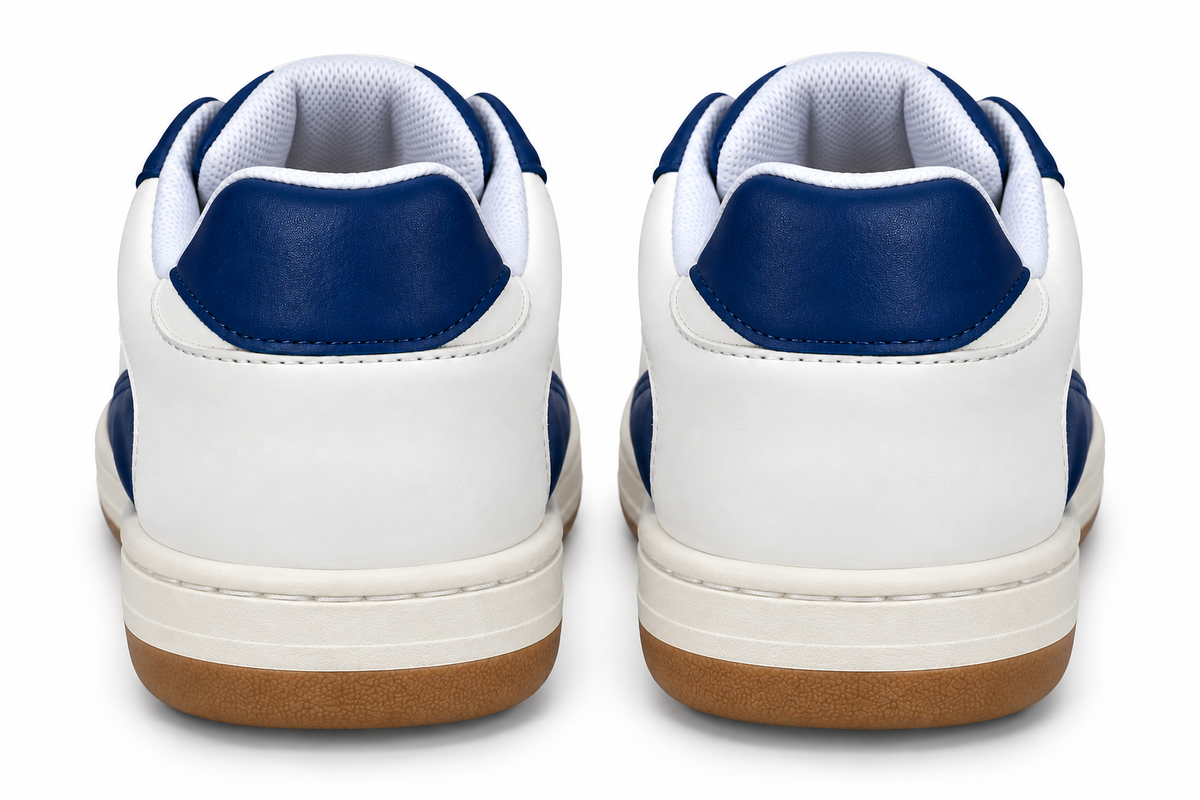 PAQ White & Blue Eco Sustainable Low-Top Trainers – EU 40 – product image 4