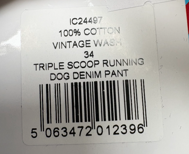 BBC ICECREAM Triple Scoop Running Dog Vintage-Wash Jeans – W34 – product image 5