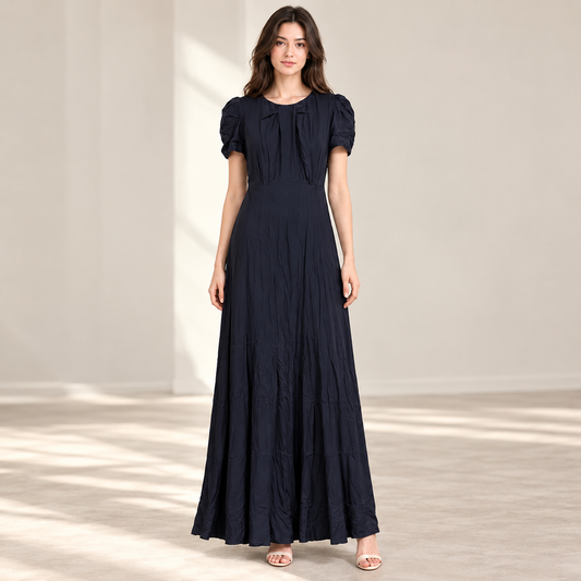 8 by YOOX blue acetate and silk maxi dress – product image 1