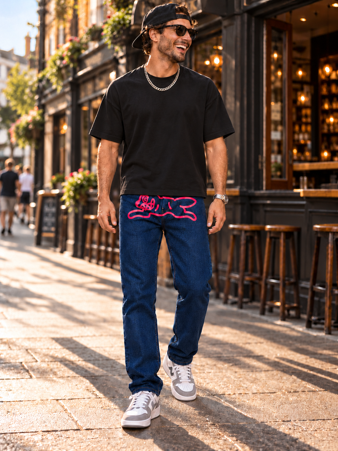 ICECREAM Men’s Running Dog Indigo Denim Jeans – W30 – BNWT