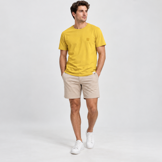 Garcia Yellow Organic Cotton Men’s T-Shirt – M — photograph 1