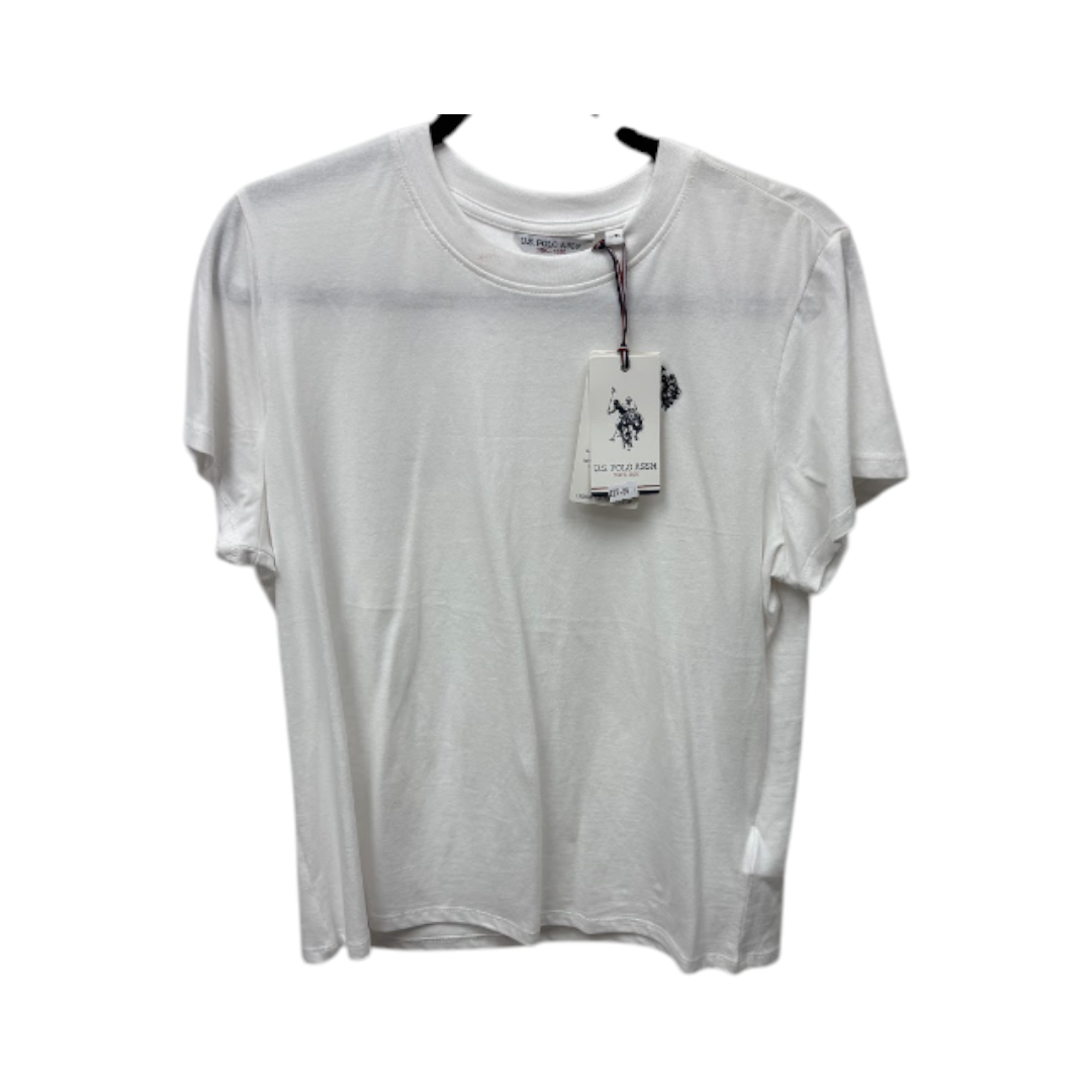 U.S. Polo Assn. Bright White 100% Cotton Crew Neck T-Shirt – L — photo 2
