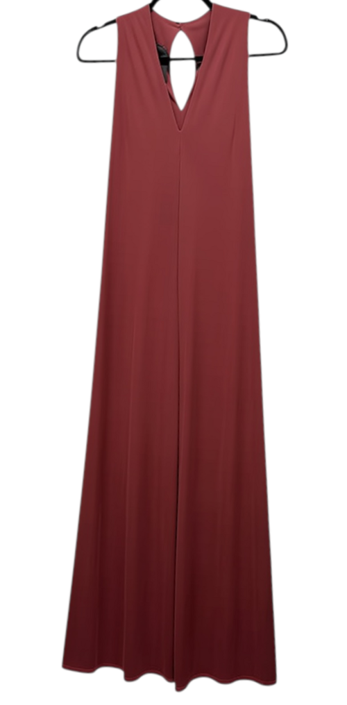 Hopper Factory Mattone brick-red wide-leg jumpsuit