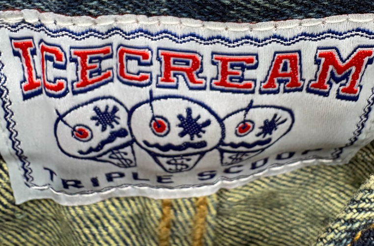 BBC ICECREAM Triple Scoop Running Dog Vintage-Wash Jeans – W34 – product image 4