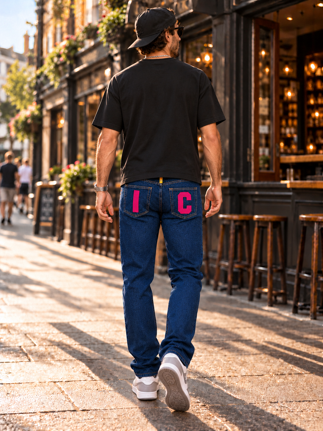 ICECREAM Men’s Running Dog Indigo Denim Jeans – W30 – BNWT