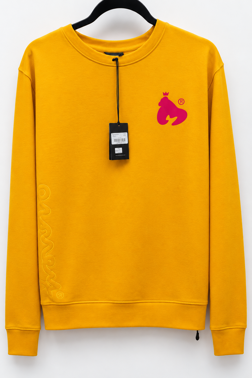 Front view — Money Orange Colour Pack Crew Sweatshirt – Size M.