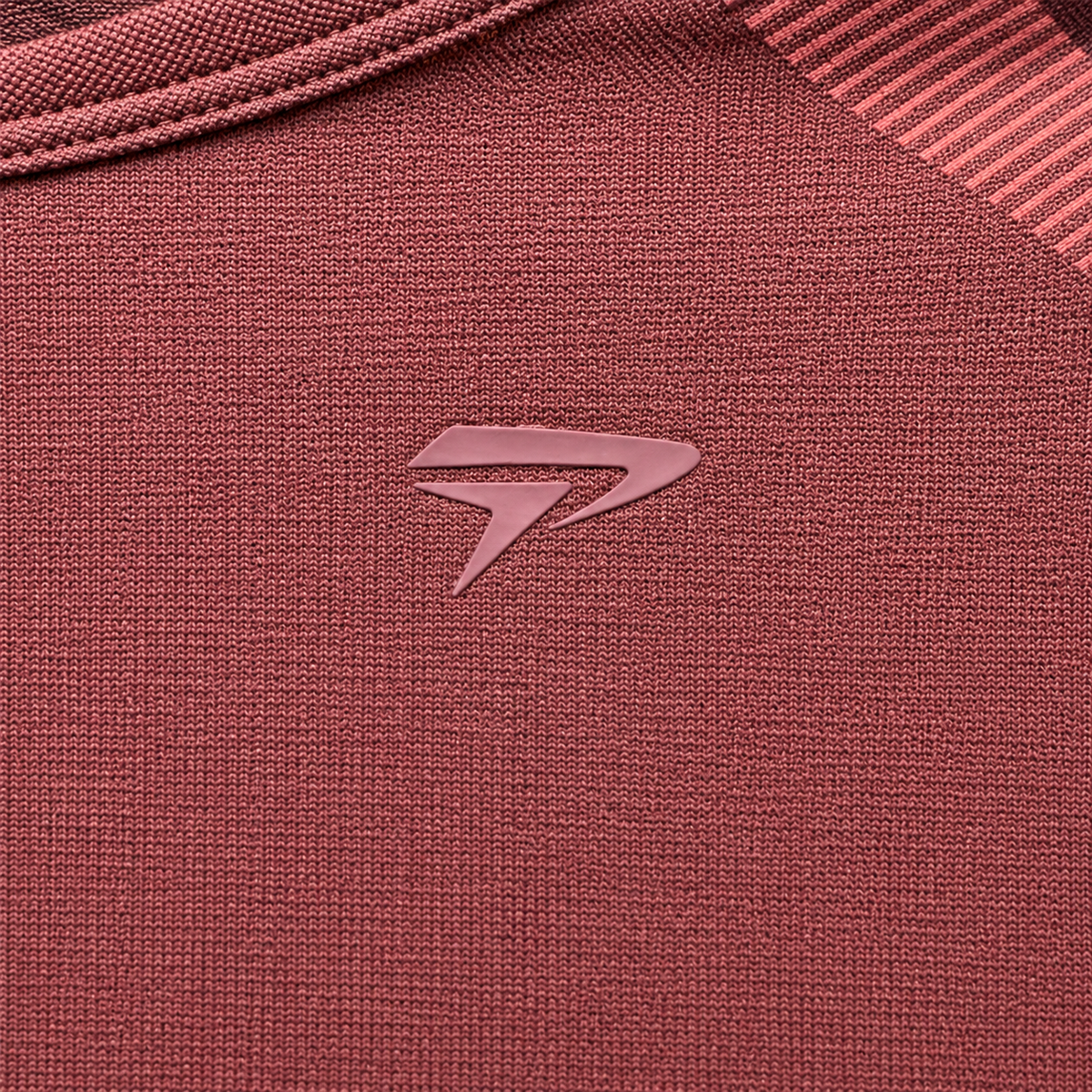 Physiq Apparel Rosewood Red Motion Long-Sleeve Crop Top – L – product image 3