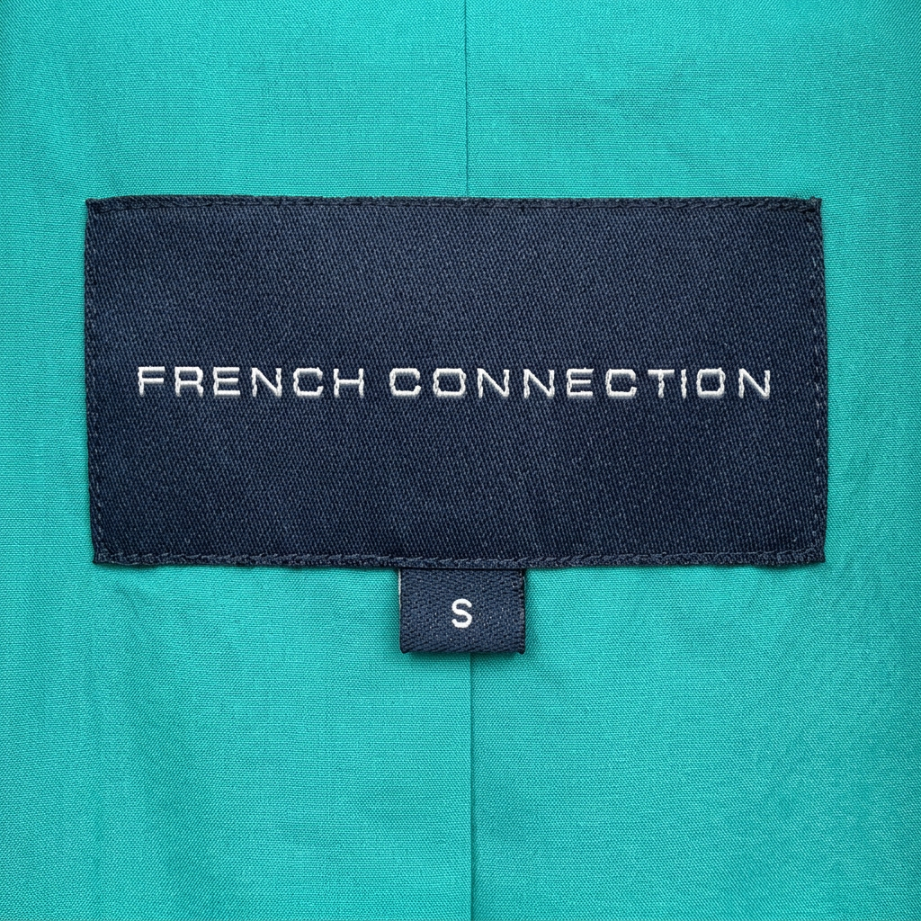 French Connection Jaded Teal Echo Crepe Blazer – S — photo 5