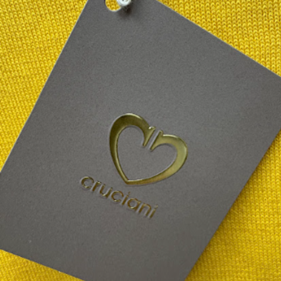 Cruciani Mustard Yellow Cotton Crew-Neck Jumper – IT 46 — photo 10