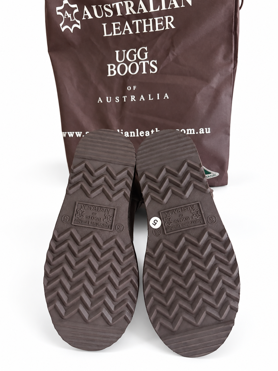 “Australian Leather” UGG Boots – Chocolate Brown Suede – UK 3.5 / EU 36 – BNWT