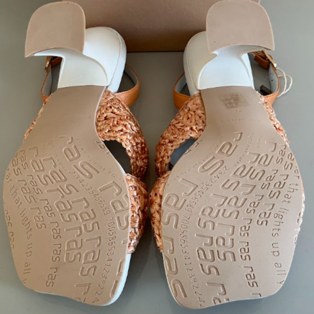 RAS Hook Apricot Woven Flower Heeled Sandals – EU 37 – product image 11