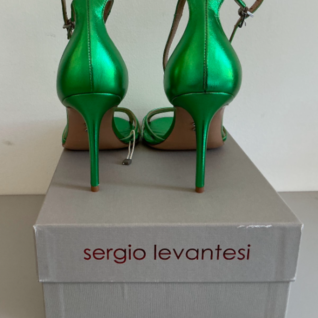 Sergio Levantesi Green Strappy Stiletto Heels – product image 11 of 15
