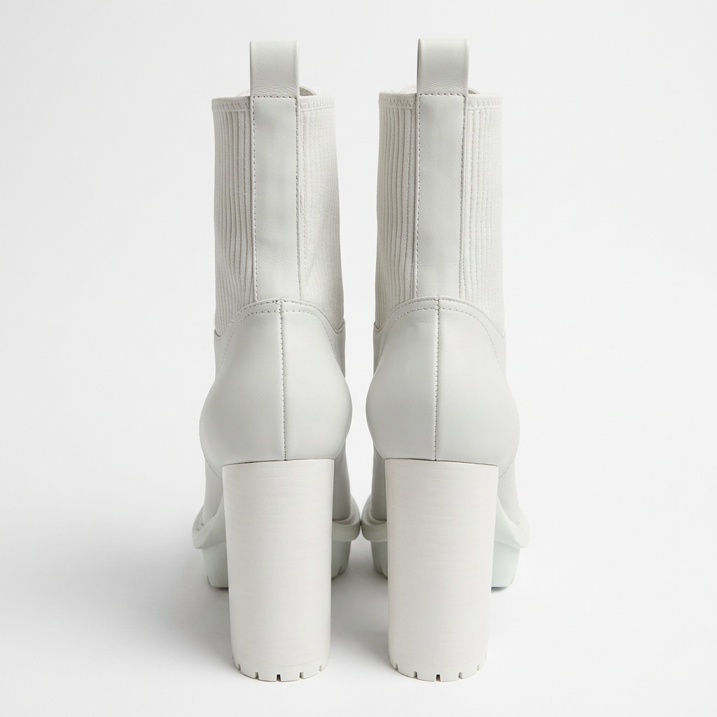 Gianvito Rossi Martis White Calf-Leather Platform Boots – EU 38 – product image 5