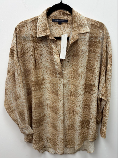 French Connection Snake Print Popover Blouse – S — photo 2