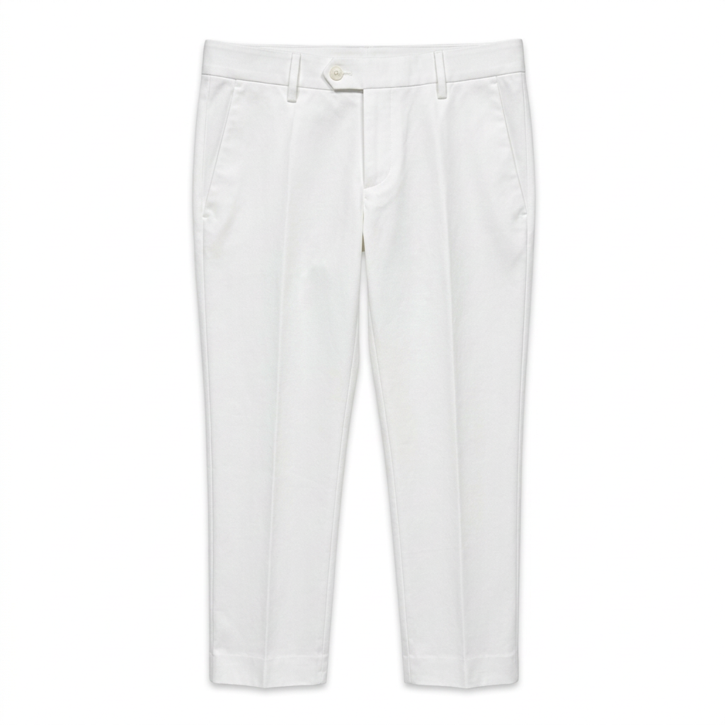 Front view — Dsquared2 White Cool Girl Cropped Trousers – IT 42.