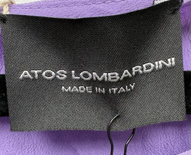 Atos Lombardini Lavender Acetate & Silk Blouse – IT 38 — photo 5