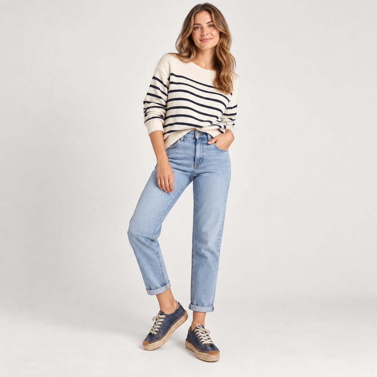 REPLAY Navy Nash Studs Espadrille Sneakers – EU 37 – product image 1