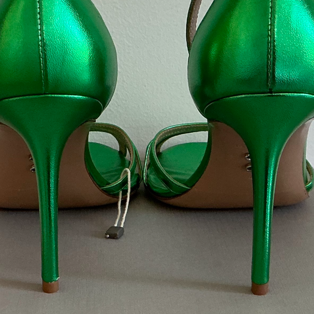 Sergio Levantesi Green Strappy Stiletto Heels – product image 8 of 15