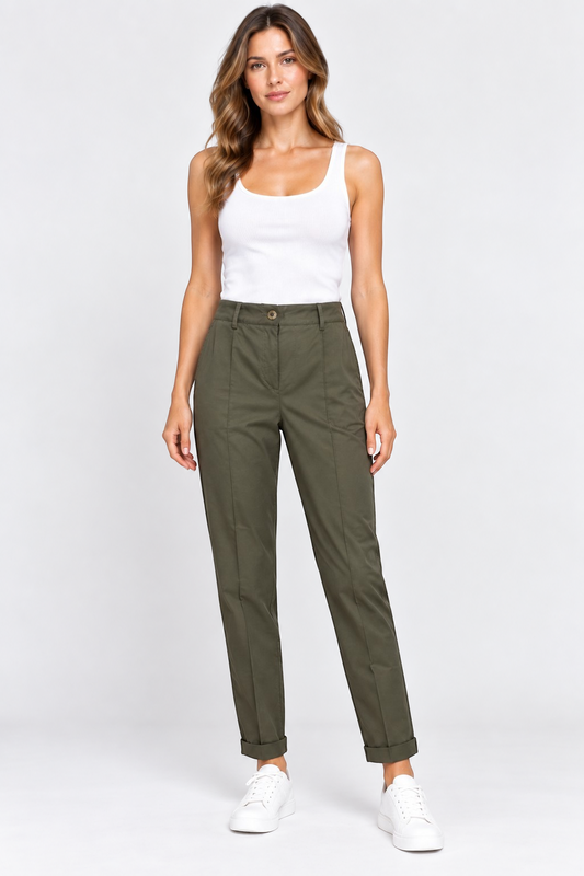 Biancoghiaccio Olive Trousers – IT 42 — photo 1
