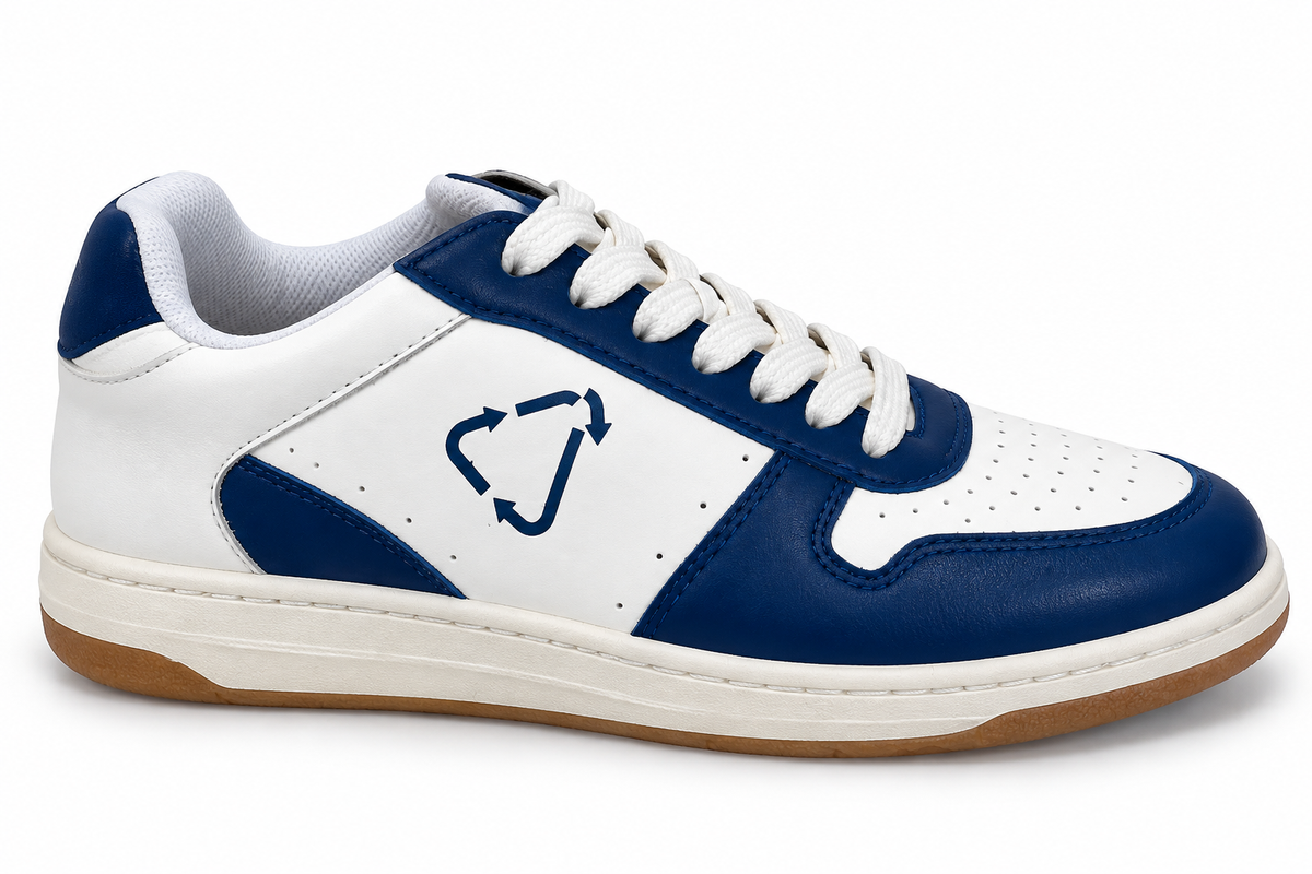 PAQ White & Blue Eco Sustainable Low-Top Trainers – EU 40 – product image 5