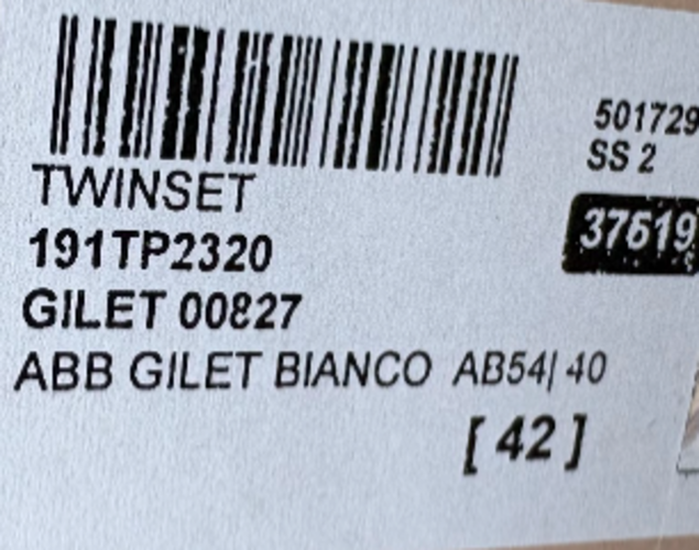 Twinset Milano White Sleeveless Gilet with Front Pockets – IT 42 — photo 5