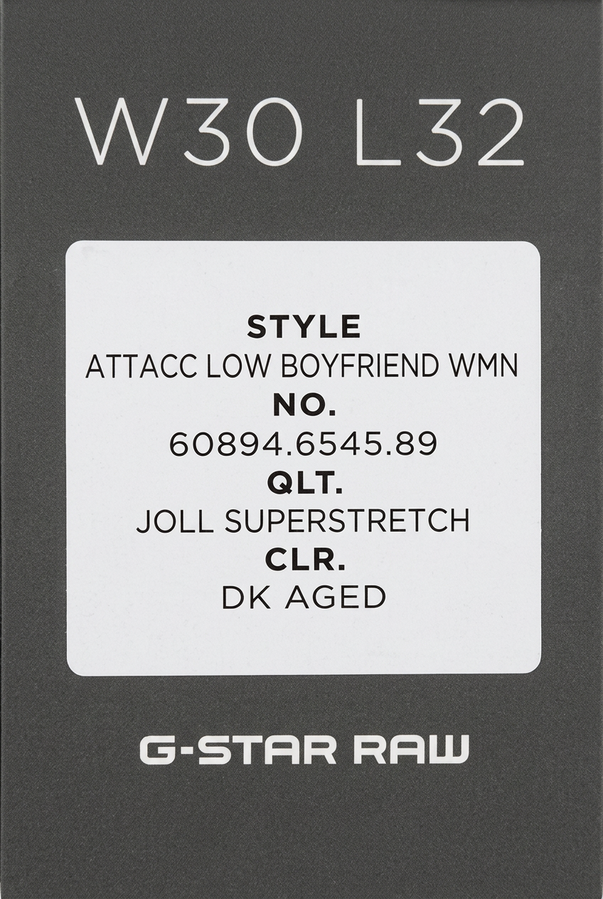 G-Star RAW Dark Aged Attacc Low Boyfriend Jeans – W30 L32