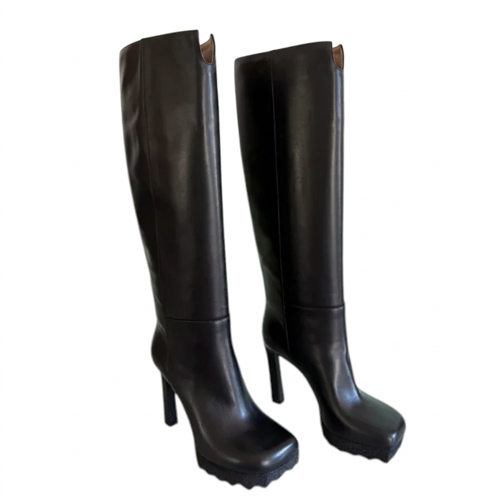 Off-White Black Platform Knee-High Boots – EU 38 – product image 2