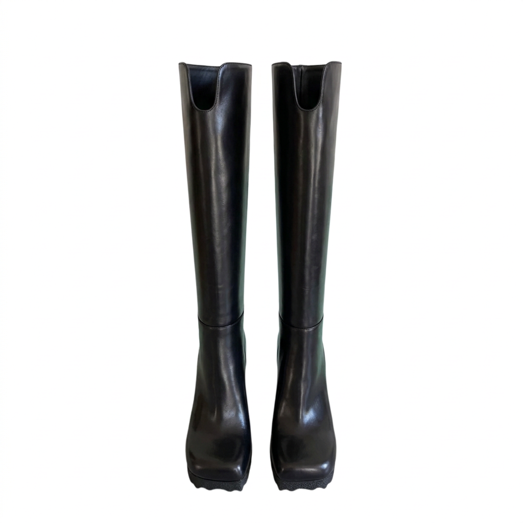 Off-White Black Platform Knee-High Boots – EU 38 – product image 3