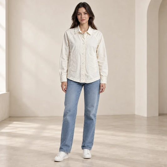 Peuterey Off-White Cotton Westport Overshirt Jacket - IT 42 — photo 1