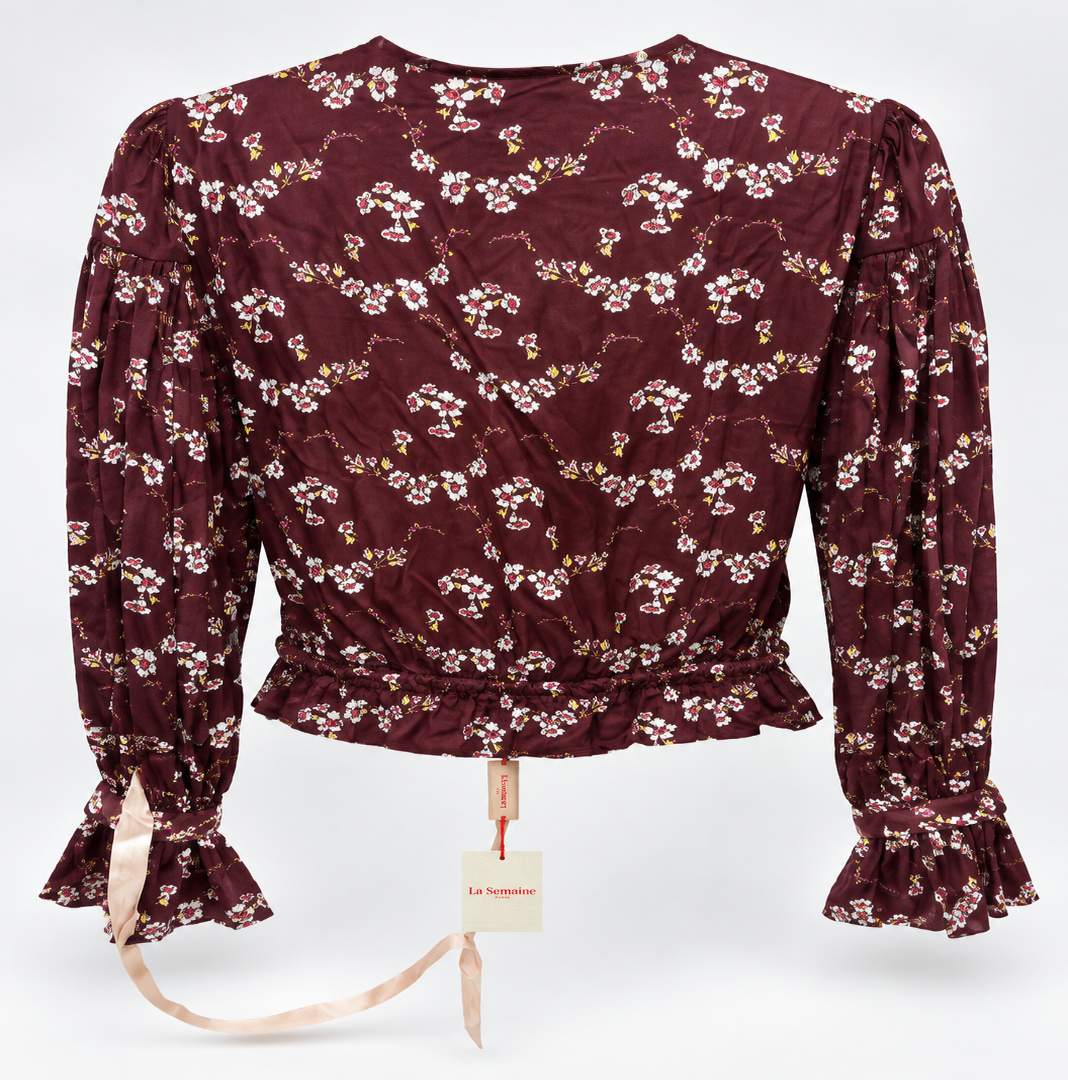 La Semaine Paris Bordeaux Floral SHIRIN Blouse – FR 36 — photo 4