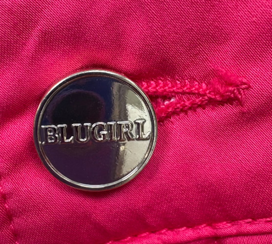 Blugirl Blumarine Cherry Pink Belted Flared Trousers – product image 8 of 12