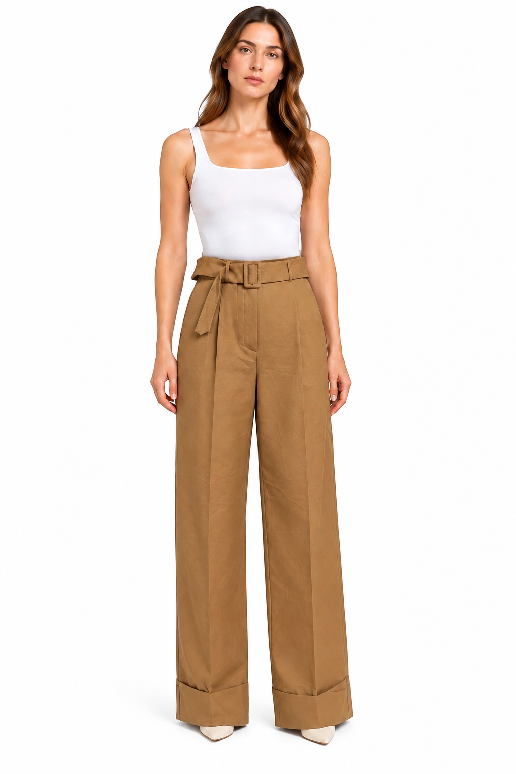 8 by YOOX Camel Trousers – IT 40 — photo 1
