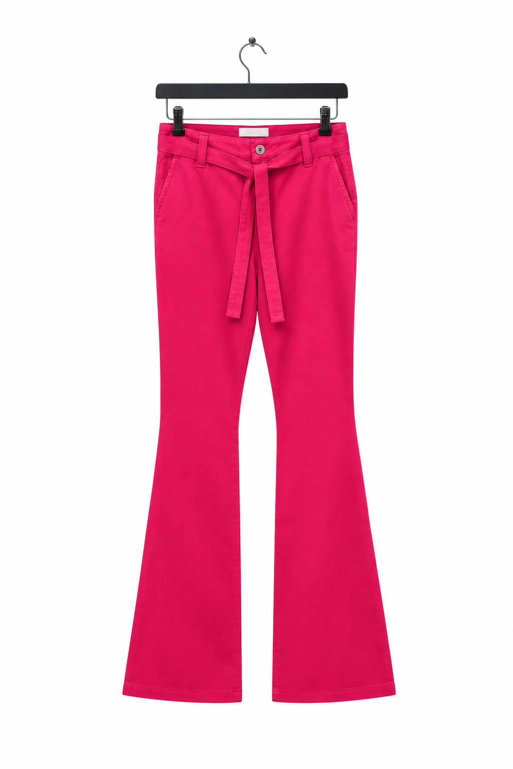 Front view — Blugirl Blumarine Cherry Flared Trousers – UK 10.