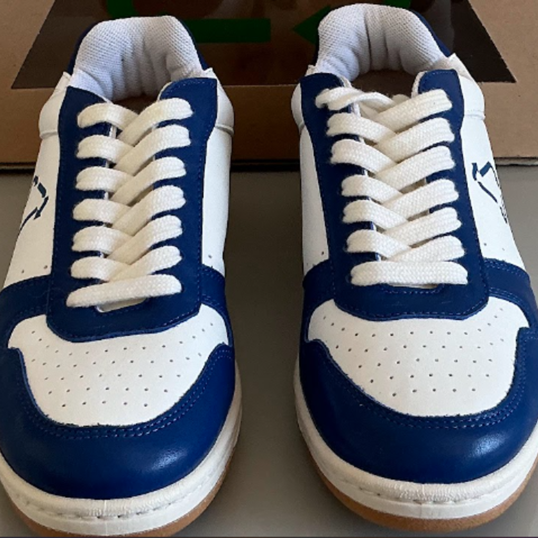 PAQ White & Blue Eco Sustainable Low-Top Trainers – EU 40 – product image 6