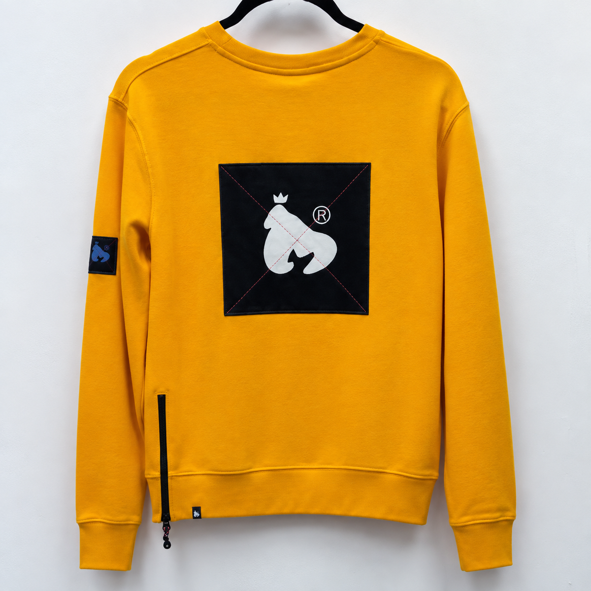 Back view — Money Orange Colour Pack Crew Sweatshirt – Size M.