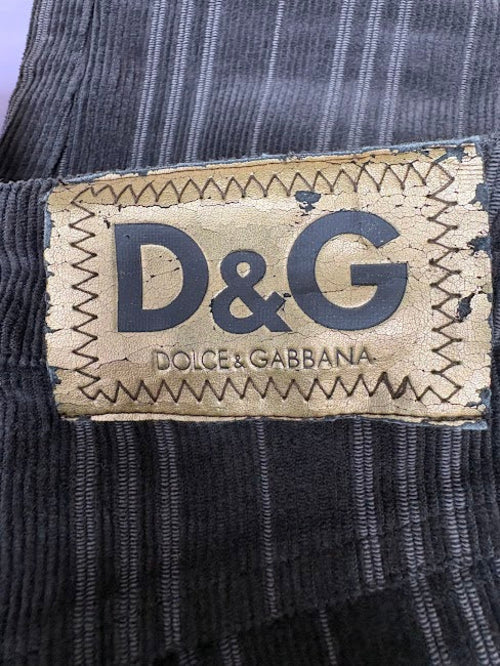 Dolce & Gabbana Dark Brown Textured Stripe Trousers – IT 38 — photo 6