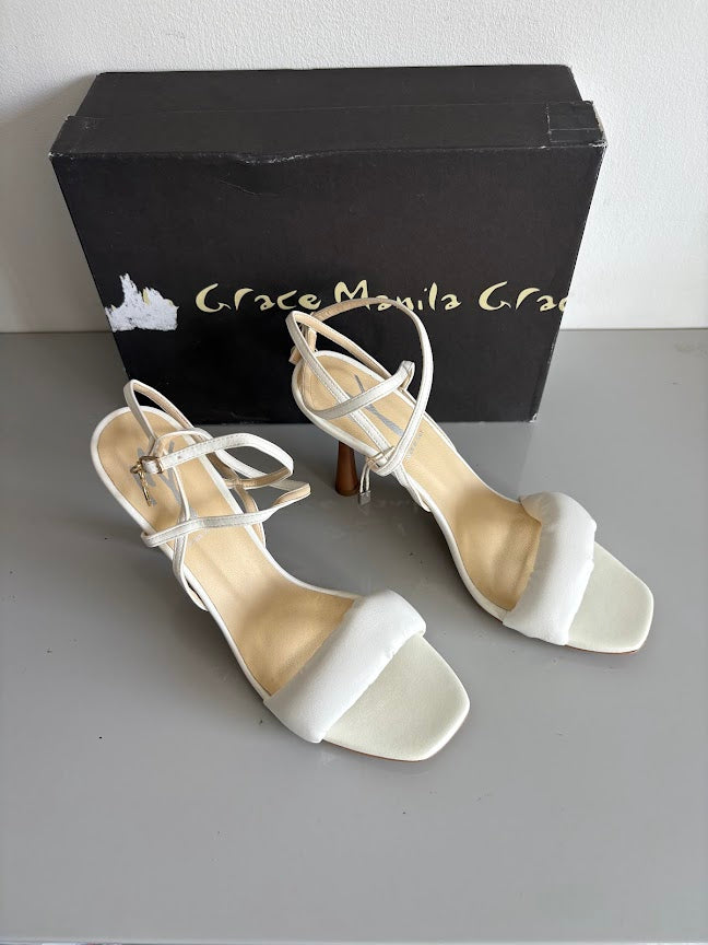 Manila Grace S623EU Tacco 90 White & Rose Gold High-Heel Sandals – EU 40 – product image 5