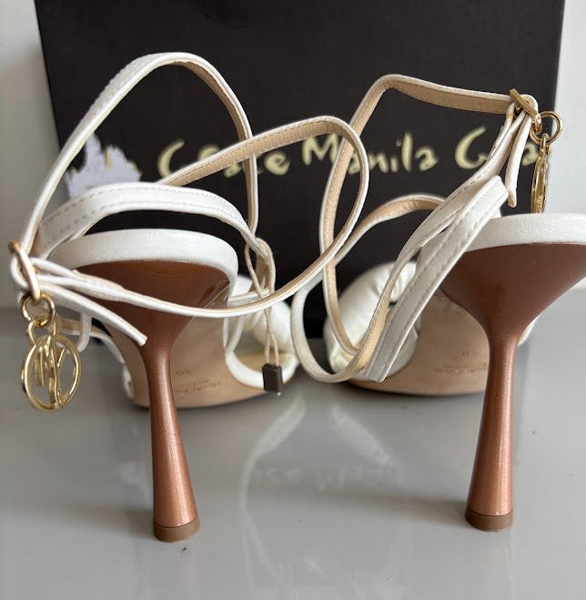 Manila Grace S623EU Tacco 90 White & Rose Gold High-Heel Sandals – EU 40 – product image 7