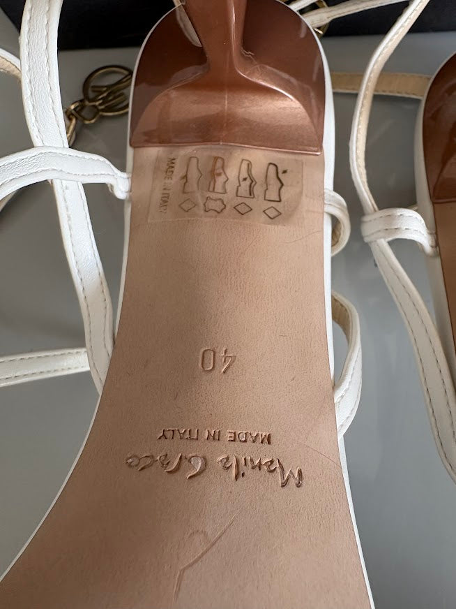 Manila Grace S623EU Tacco 90 White & Rose Gold High-Heel Sandals – EU 40 – product image 10