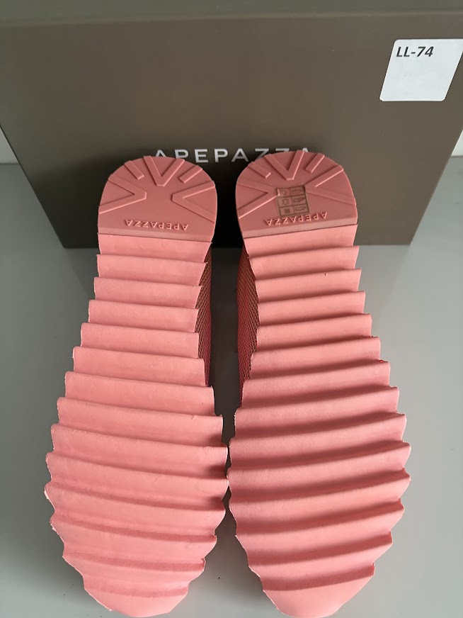 Apepazza Dusty Coral Bicolour Mesh Trainers – EU 40