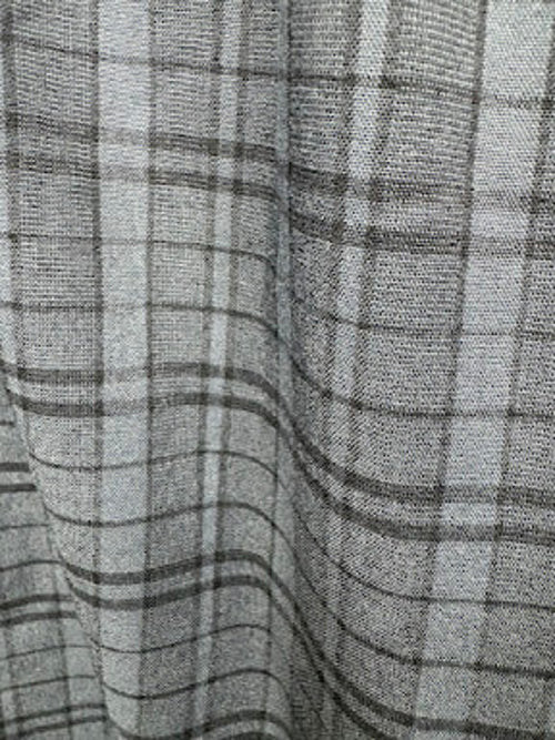 Fabric pattern close-up — XLARGE Black/Grey Check Truck Pants – M.