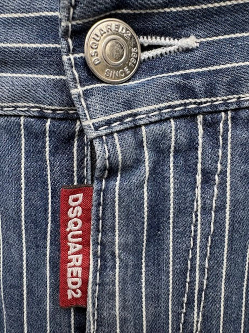 DSQUARED2 Blue Pinstripe Camilla Jeans – UK 8 — photo 4