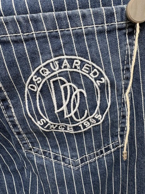 DSQUARED2 Blue Pinstripe Camilla Jeans – UK 8 — photo 7